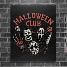 Load image into Gallery viewer, Secret_Shirts Posters / 4&quot;x6&quot; / Black Halloween Club
