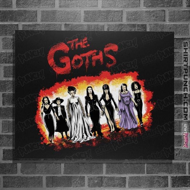 Daily_Deal_Shirts Posters / 4"x6" / Black The Goths