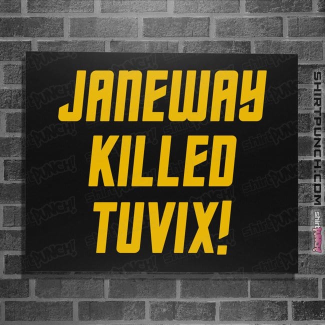 Secret_Shirts Posters / 4"x6" / Black Tuvix