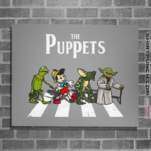 Load image into Gallery viewer, Daily_Deal_Shirts Posters / 4&quot;x6&quot; / Sports Grey The Puppets
