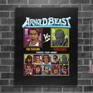Shirts Posters / 4"x6" / Black Arnold Beast