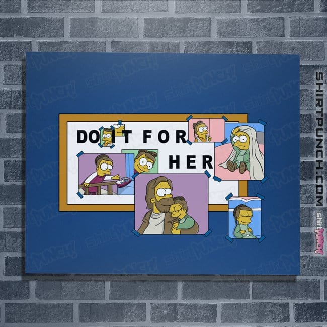 Daily_Deal_Shirts Posters / 4"x6" / Royal Blue For Her