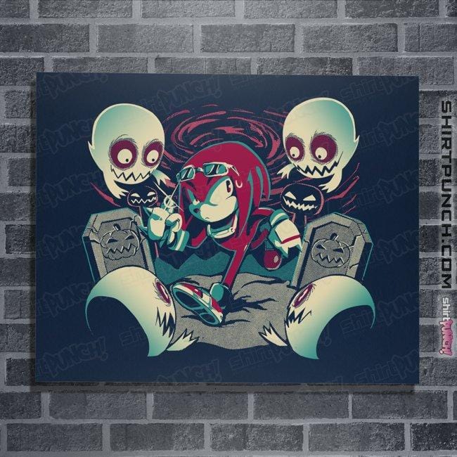 Daily_Deal_Shirts Posters / 4"x6" / Navy Pumpkin Hill
