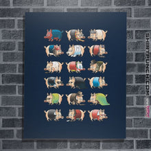 Load image into Gallery viewer, Shirts Posters / 4&quot;x6&quot; / Navy Pig Movies
