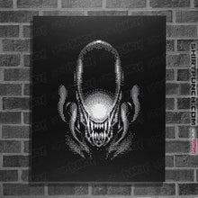 Load image into Gallery viewer, Shirts Posters / 4&quot;x6&quot; / Black Alien Head
