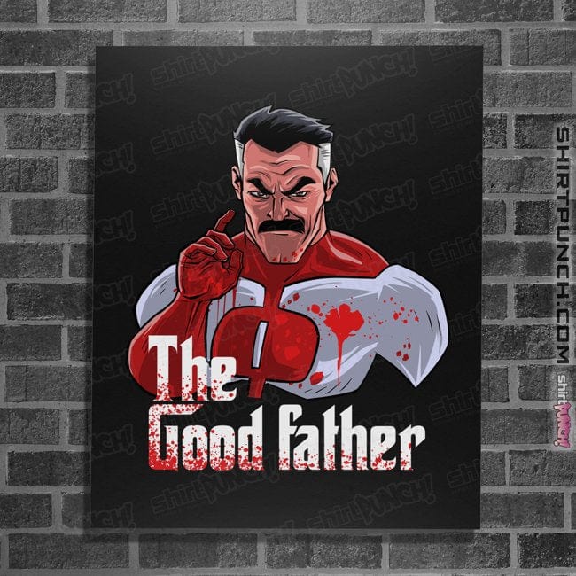 Secret_Shirts Posters / 4"x6" / Black The Good Father