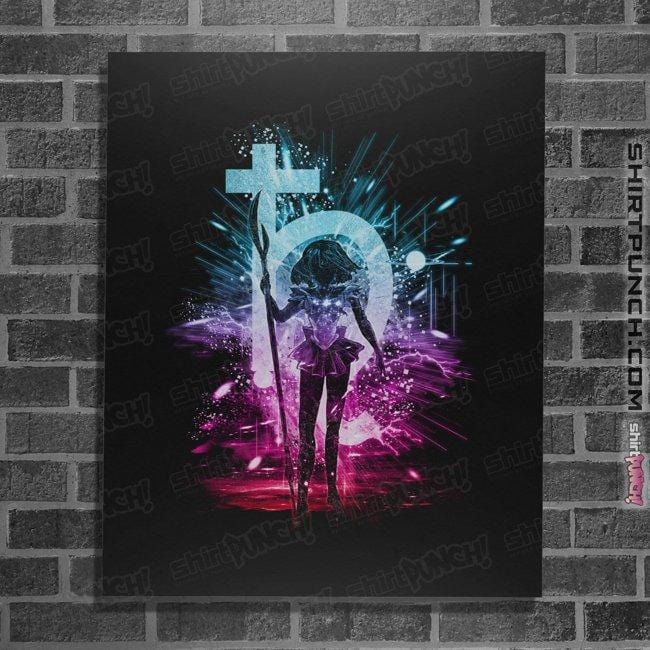 Shirts Posters / 4"x6" / Black Saturn Storm