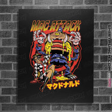 Load image into Gallery viewer, Shirts Posters / 4&quot;x6&quot; / Black Mac Attack
