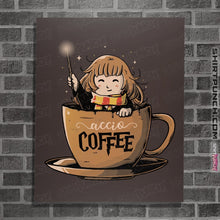 Load image into Gallery viewer, Shirts Posters / 4&quot;x6&quot; / Dark Chocolate Accio Coffee
