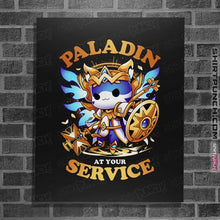 Load image into Gallery viewer, Daily_Deal_Shirts Posters / 4&quot;x6&quot; / Black Paladin&#39;s Call
