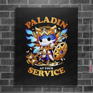 Daily_Deal_Shirts Posters / 4"x6" / Black Paladin's Call