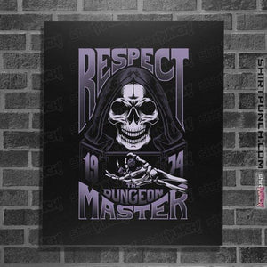 Secret_Shirts Posters / 4"x6" / Black Respect The DM