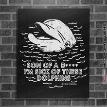 Load image into Gallery viewer, Shirts Posters / 4&quot;x6&quot; / Black Dolphins
