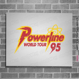 Daily_Deal_Shirts Posters / 4"x6" / White Powerline Tour 95
