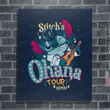 Load image into Gallery viewer, Daily_Deal_Shirts Posters / 4&quot;x6&quot; / Navy Ohana Tour

