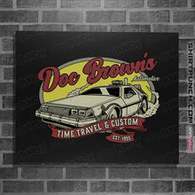 Load image into Gallery viewer, Daily_Deal_Shirts Posters / 4&quot;x6&quot; / Black Doc&#39;s Automotive
