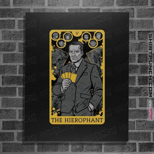 Shirts Posters / 4"x6" / Black Tarot The Hierophant