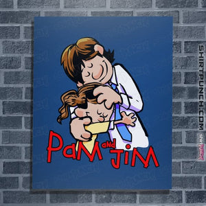 Shirts Posters / 4"x6" / Royal Blue Pam & Jim