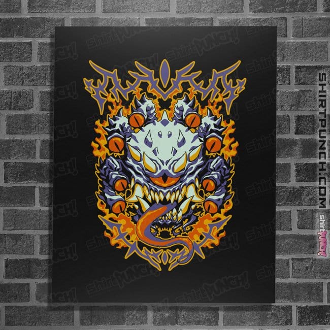 Shirts Posters / 4"x6" / Black Beholder Crest