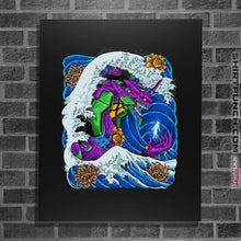 Load image into Gallery viewer, Shirts Posters / 4&quot;x6&quot; / Black Eva-01 Wave
