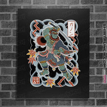 Load image into Gallery viewer, Daily_Deal_Shirts Posters / 4&quot;x6&quot; / Black Irezumi Ganon
