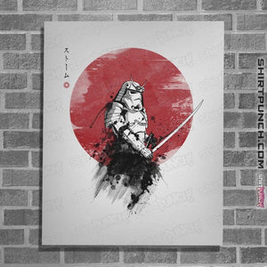 Shirts Posters / 4"x6" / White Storm Samurai