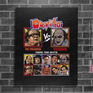 Daily_Deal_Shirts Posters / 4"x6" / Black Devito Fighter