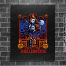 Load image into Gallery viewer, Daily_Deal_Shirts Posters / 4&quot;x6&quot; / Black Enter The Halloween
