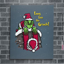 Load image into Gallery viewer, Secret_Shirts Posters / 4&quot;x6&quot; / Indigo Blue Long Live The Grinch!
