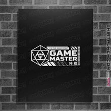 Load image into Gallery viewer, Shirts Posters / 4&quot;x6&quot; / Black Cyberpunk Game Master
