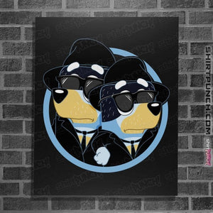 Daily_Deal_Shirts Posters / 4"x6" / Black The Bluesy Brothers