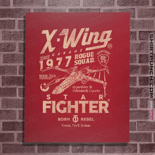 Load image into Gallery viewer, Daily_Deal_Shirts Posters / 4&quot;x6&quot; / Red X-Wing Garage
