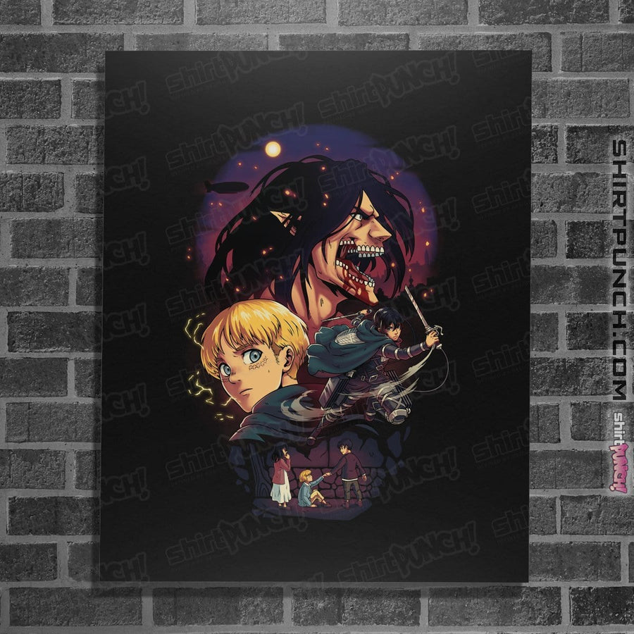 Shirts Posters / 4"x6" / Black Wings Of Freedom