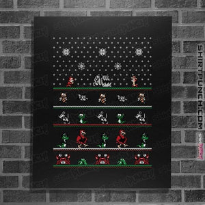 Shirts Posters / 4"x6" / Black Chip n Dale Christmas Rangers