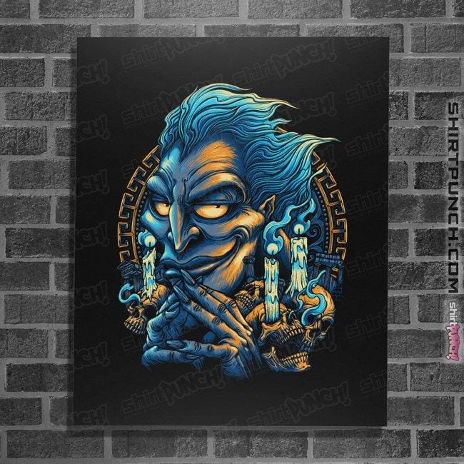Daily_Deal_Shirts Posters / 4"x6" / Black King Of The Underworld