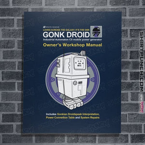 Daily_Deal_Shirts Posters / 4"x6" / Navy Gonk Manual