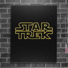 Load image into Gallery viewer, Shirts Posters / 4&quot;x6&quot; / Black Star Trek Wars
