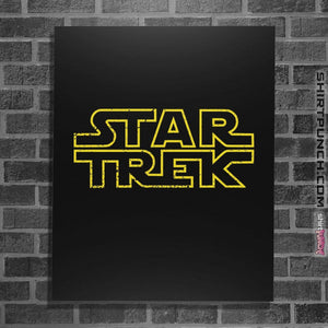Shirts Posters / 4"x6" / Black Star Trek Wars