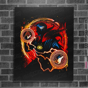 Daily_Deal_Shirts Posters / 4"x6" / Black Sorcerer Supreme of Madness