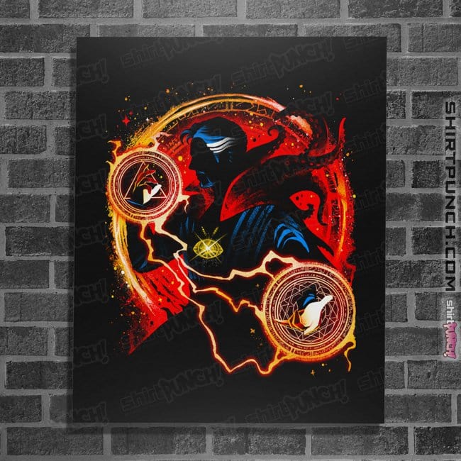 Daily_Deal_Shirts Posters / 4"x6" / Black Sorcerer Supreme of Madness