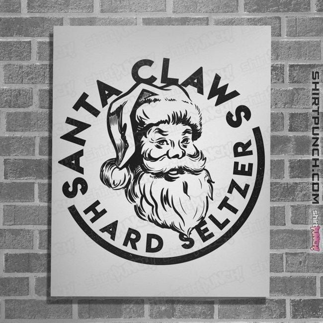 Secret_Shirts Posters / 4"x6" / White Santa Claws