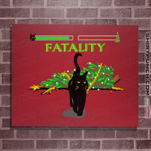 Daily_Deal_Shirts Posters / 4"x6" / Red Christmas Kombat