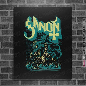 Secret_Shirts Posters / 4"x6" / Black Monster Prince of Darkness