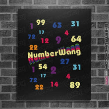 Load image into Gallery viewer, Daily_Deal_Shirts Posters / 4&quot;x6&quot; / Black Numberwang
