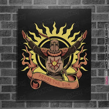 Load image into Gallery viewer, Daily_Deal_Shirts Posters / 4&quot;x6&quot; / Black Praise The Sun!
