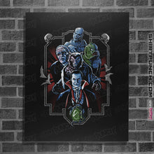 Load image into Gallery viewer, Shirts Posters / 4&quot;x6&quot; / Black Enter The Monsters
