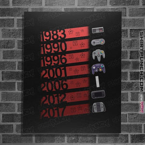 Shirts Posters / 4"x6" / Black Controllers 1983
