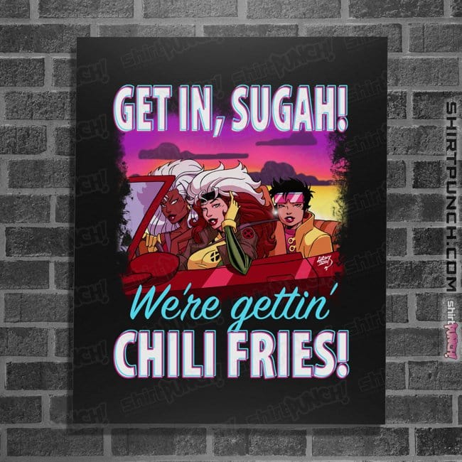 Daily_Deal_Shirts Posters / 4"x6" / Black Get In