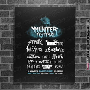 Shirts Posters / 4"x6" / Black Winter Festival