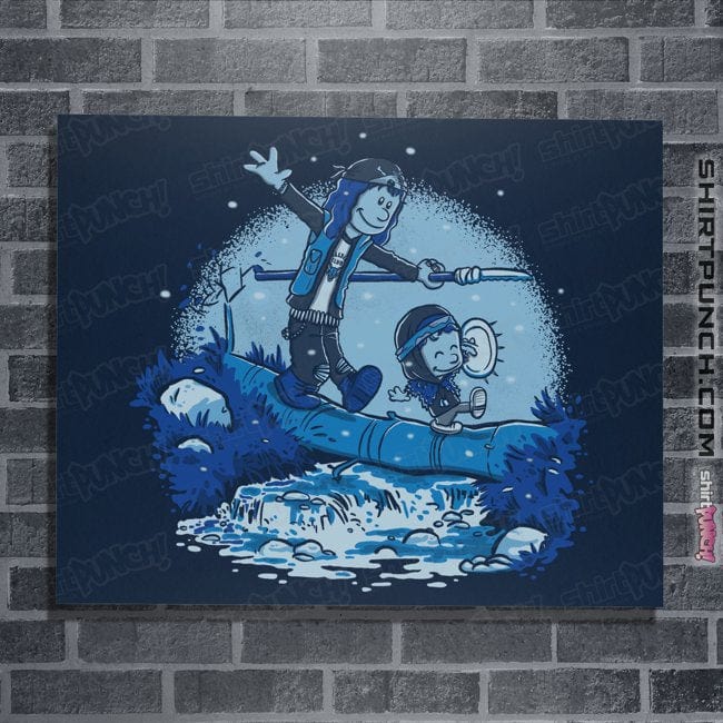 Daily_Deal_Shirts Posters / 4"x6" / Navy Eddie And Dustin Battle